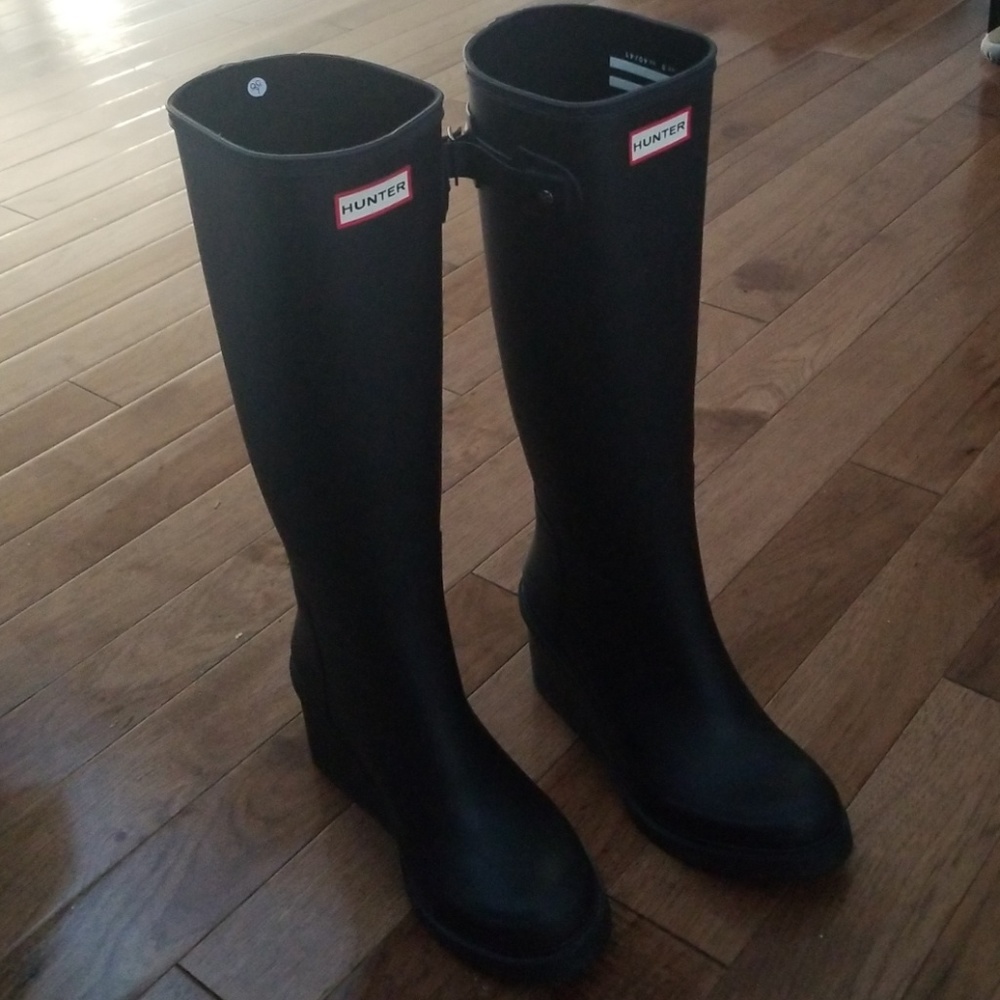 Hunter Wedge rainboots